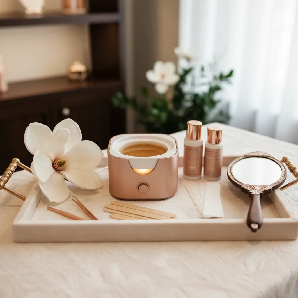 Eyebrow waxing and shaping at Magnolia Mane studio in Goodyear, AZ